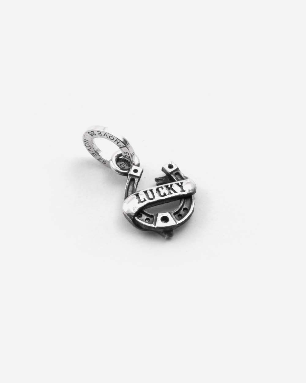 MINI CHARM COLGANTE HERRADURA DE PLATA