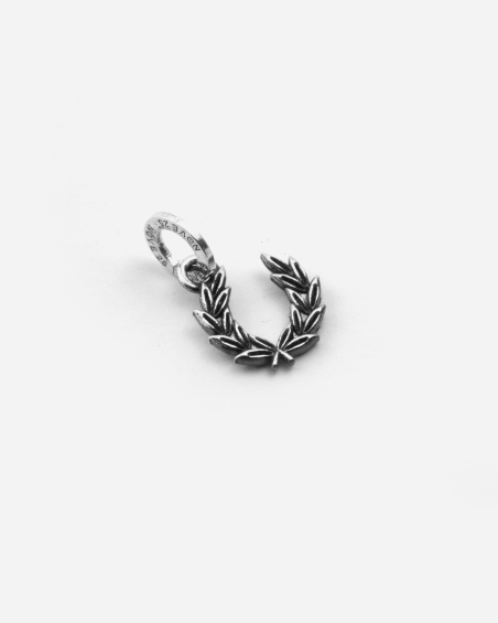 MINI CHARM PENDANT COURONNE DE LAURIER EN ARGENT