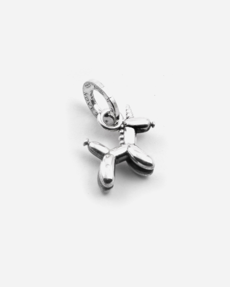 MINI CHARM COLGANTE BALLOON UNICORNIO DE PLATA