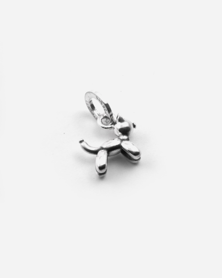 MINI CHARM COLGANTE BALLOON GATO DE PLATA