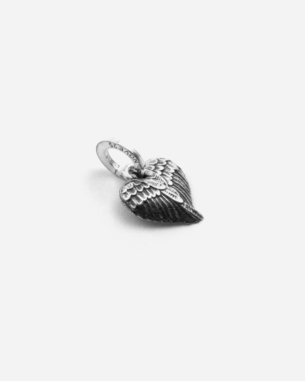 HEART ANGEL WINGS MINI CHARM PENDANT