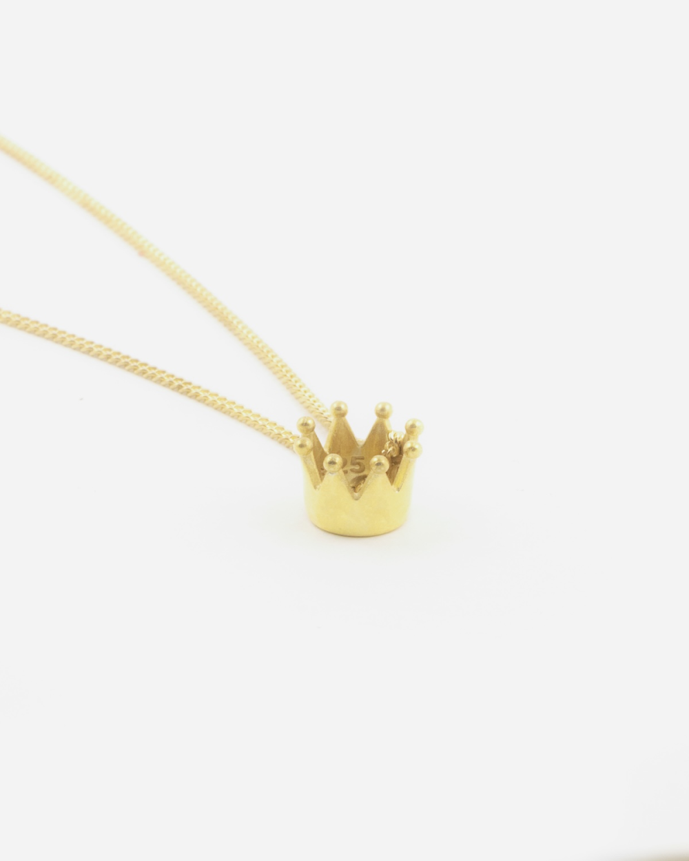 GOLD PLATED KEBHOUZE CROWN PENDANT...