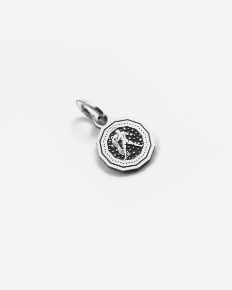 CIONDOLO MINI CHARM SEGNO ZODIACALE ACQUARIO IN ARGENTO