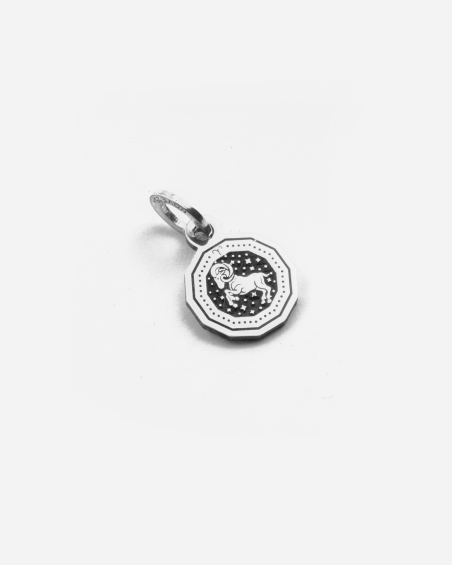 CIONDOLO MINI CHARM SEGNO ZODIACALE ARIETE IN ARGENTO