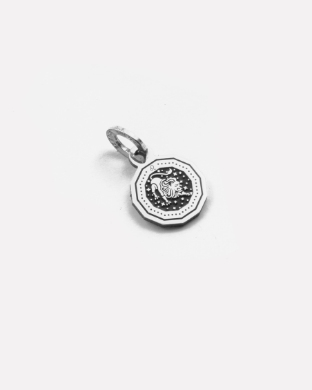 CIONDOLO MINI CHARM SEGNO ZODIACALE LEONE IN ARGENTO