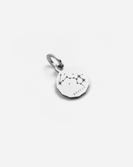 CIONDOLO MINI CHARM SEGNO ZODIACALE PESCI IN ARGENTO