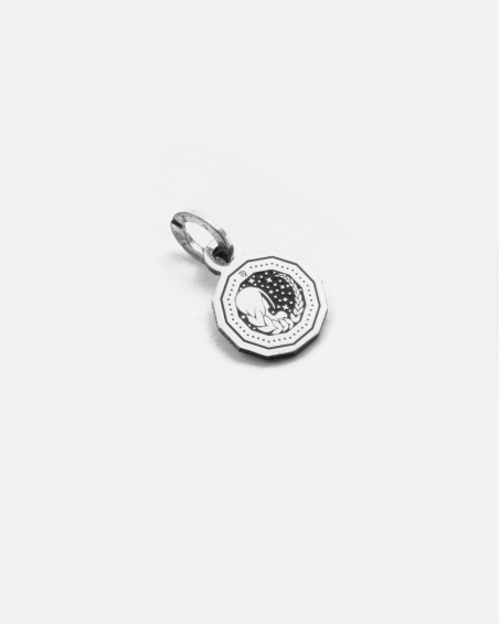 CIONDOLO MINI CHARM SEGNO ZODIACALE VERGINE IN ARGENTO