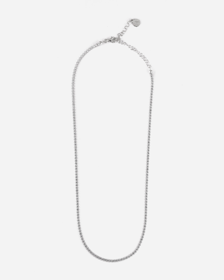 TENNIS NECKLACE WITH WHITE BRILLIANTS