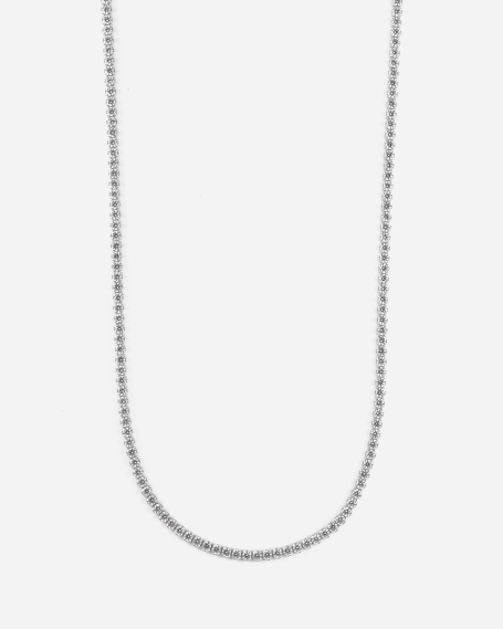 COLLIER TENNIS EN ARGENT...