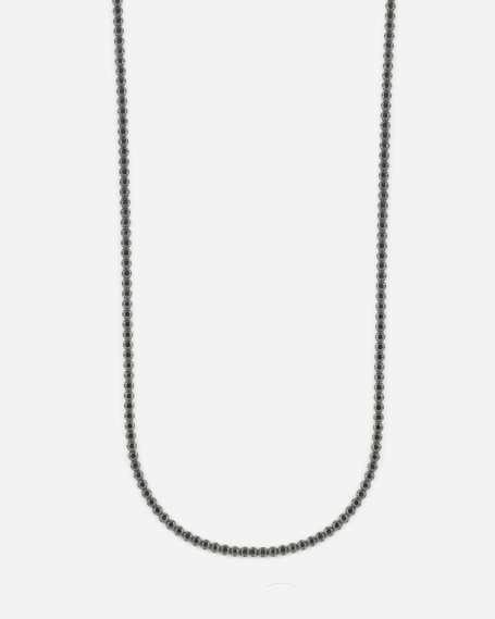 TENNIS NECKLACE WITH BLACK...