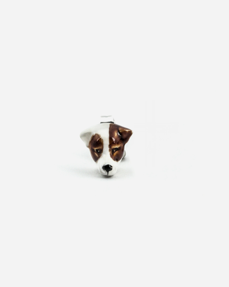 JACK RUSSEL SINGLE EARRING / ENAMELLED