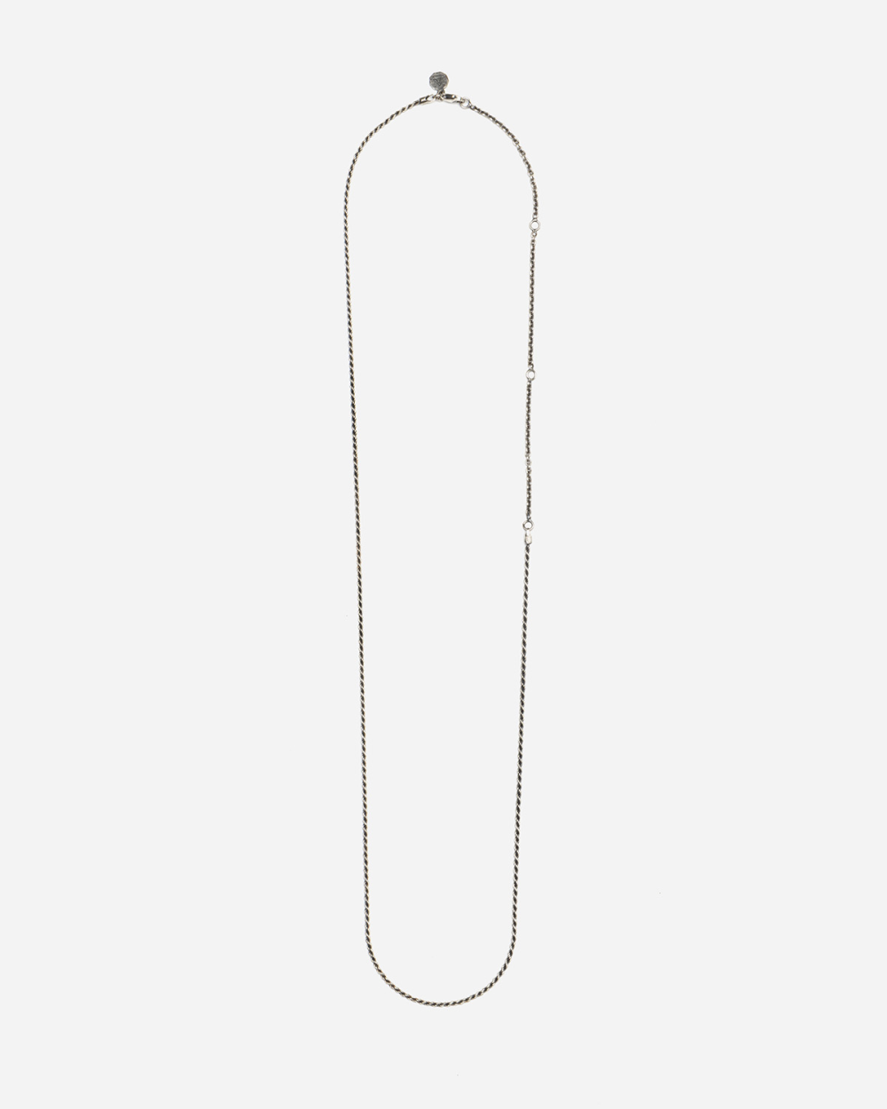 COLLIER TORCHON EN ARGENT