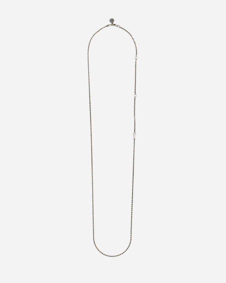 COLLIER TORCHON EN ARGENT