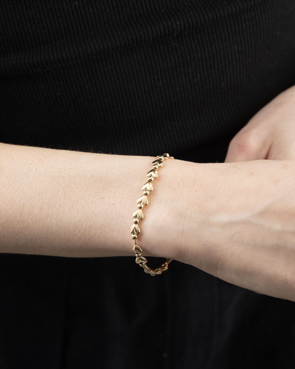 BRACCIALE CUORI GOLDEN MATCHY...