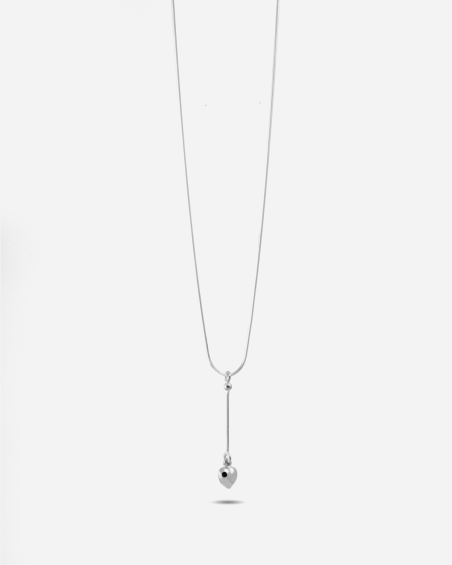 COLLANA CRAVATTINO CUORE SILVER HEARTIE IN ARGENTO