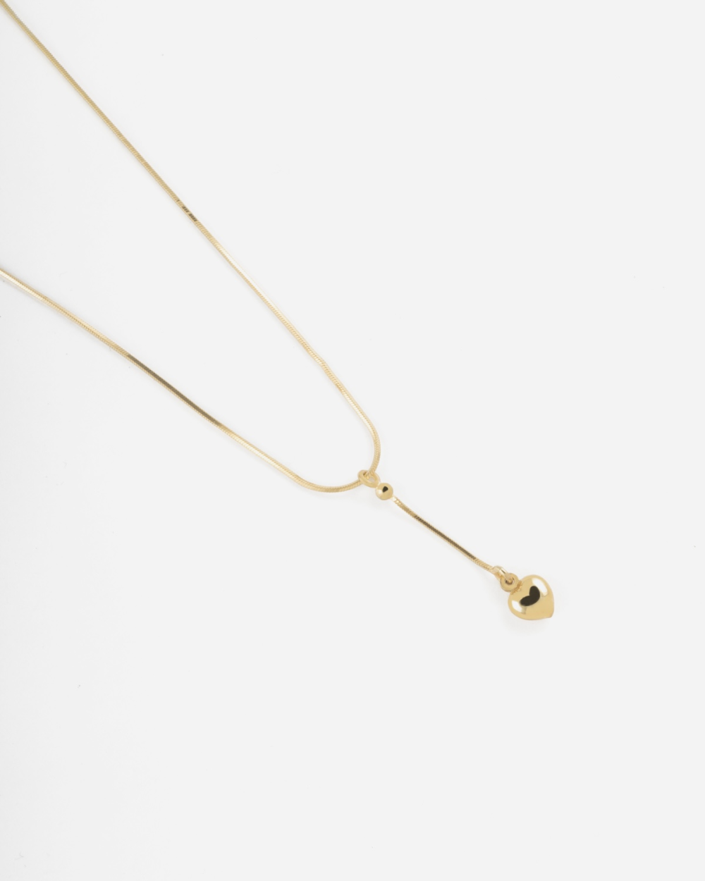 COLLIER CRAVATE CŒUR GOLDEN HEARTIE...