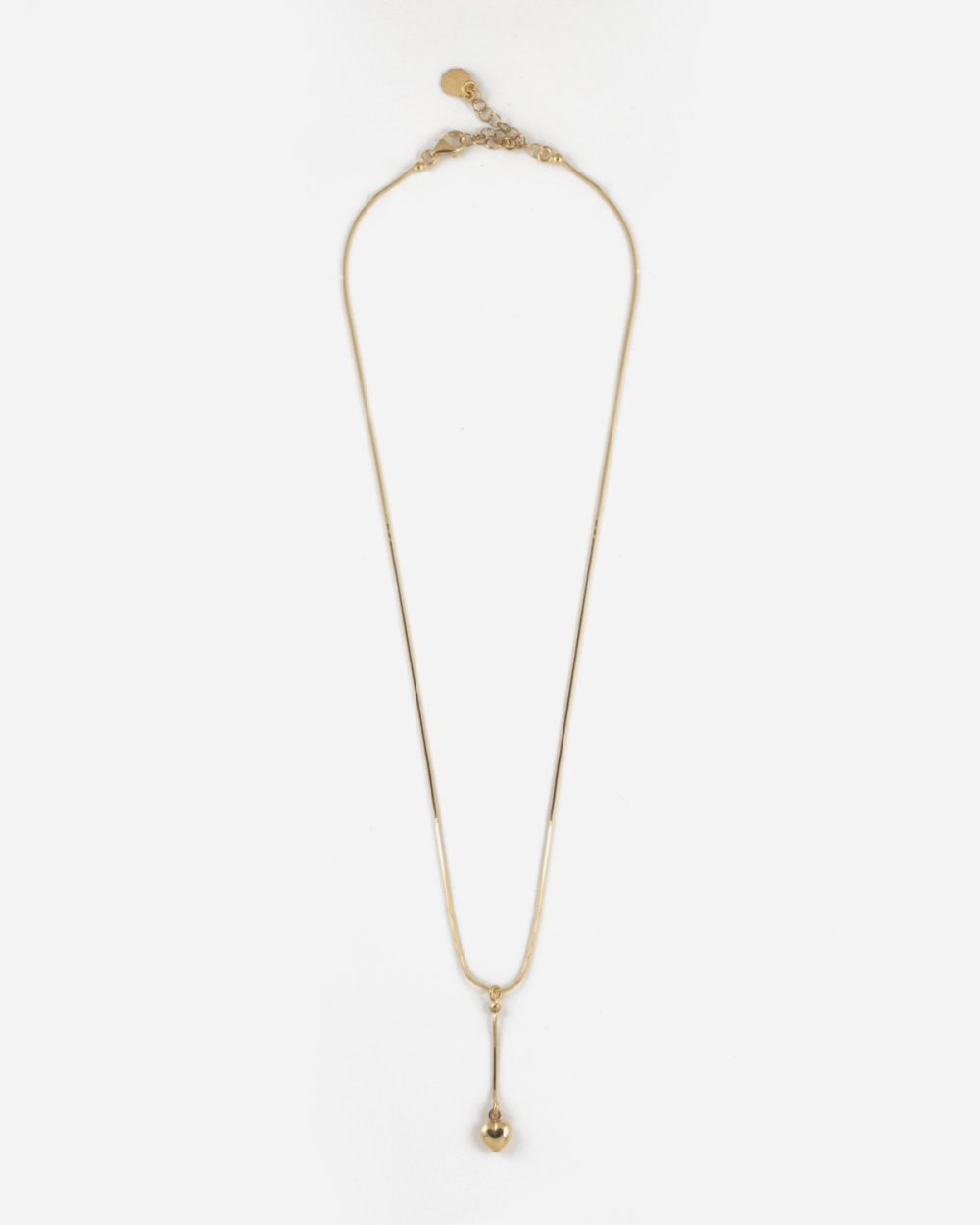 COLLIER CRAVATE CŒUR GOLDEN HEARTIE...