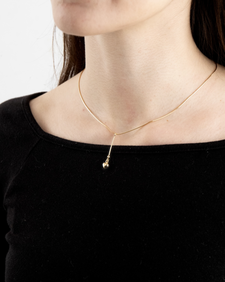 COLLIER CRAVATE CŒUR GOLDEN... 2