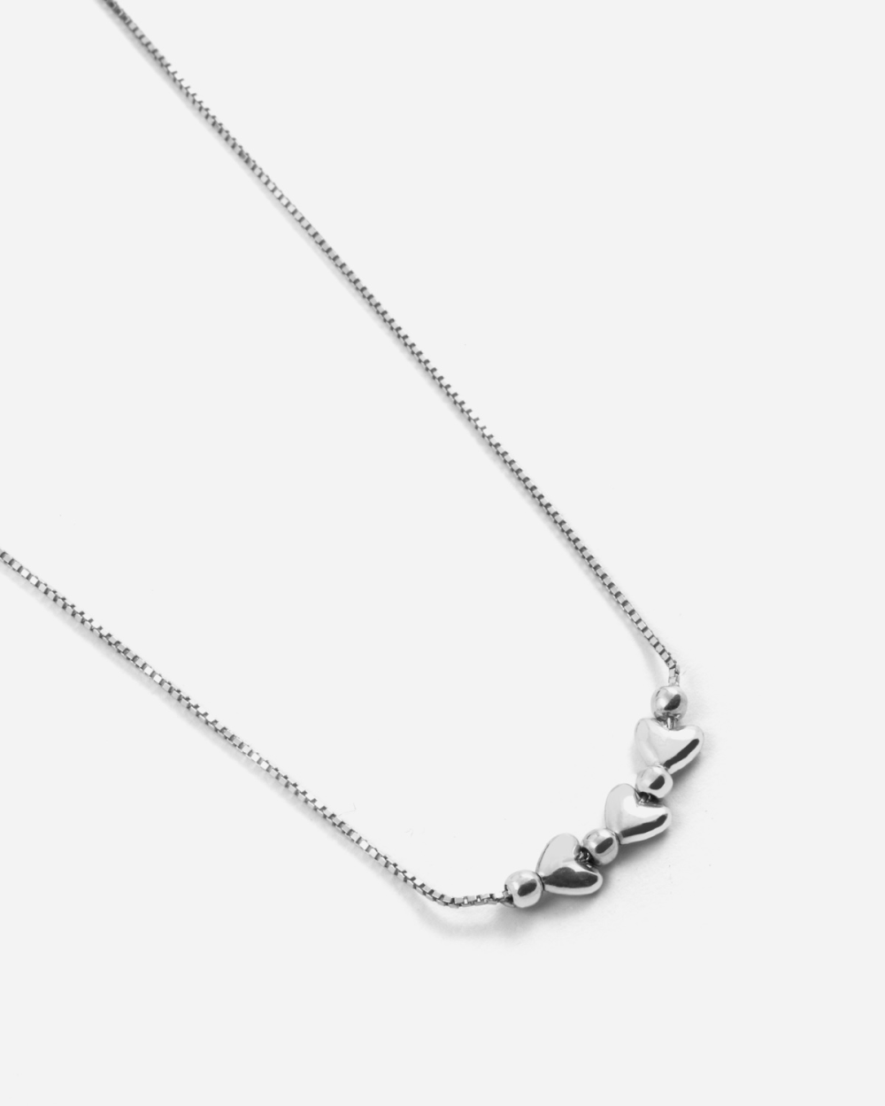 COLLANA CHOKER CUORI SILVER MATCHY IN...