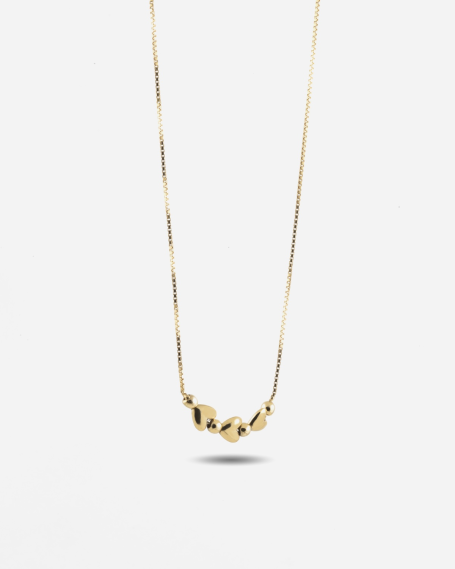 COLLIER CHOKER CŒURS GOLDEN...