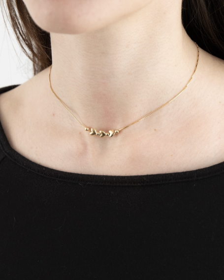 COLLANA CHOKER CUORI GOLDEN... 2