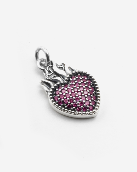 PENDENTIF CŒUR GLITTERING...