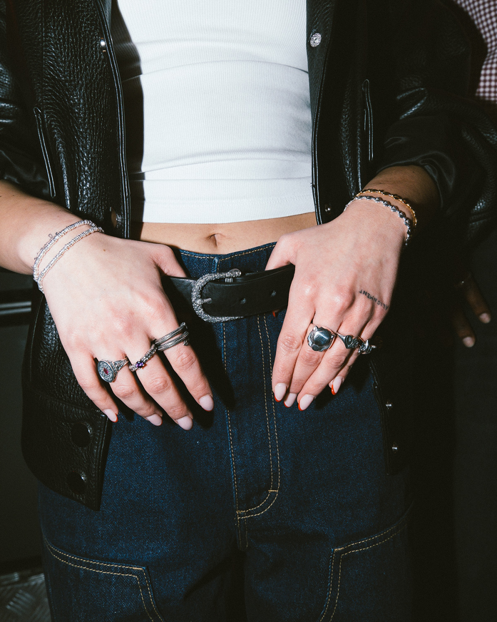 CEINTURE AVEC BOUCLE EDEN EN ARGENT