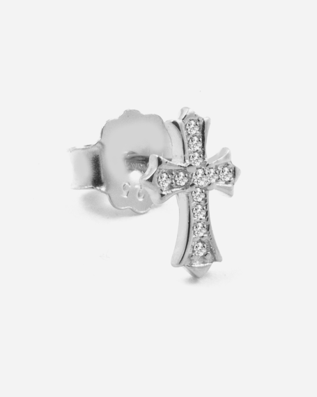 GOTHIC CROSS EARRING WITH...