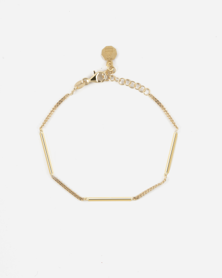 BRACCIALE GOLDEN BARS PLACCATO ORO