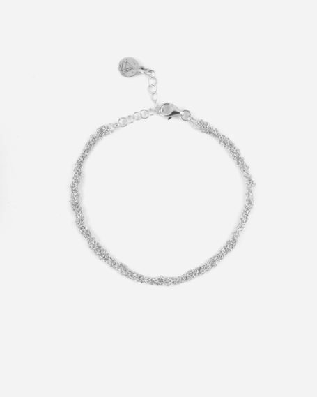 NKlaus Bracciale Donna In Argento Sterling 925 – Catena A Sfere, Larghezza 2,20 Mm