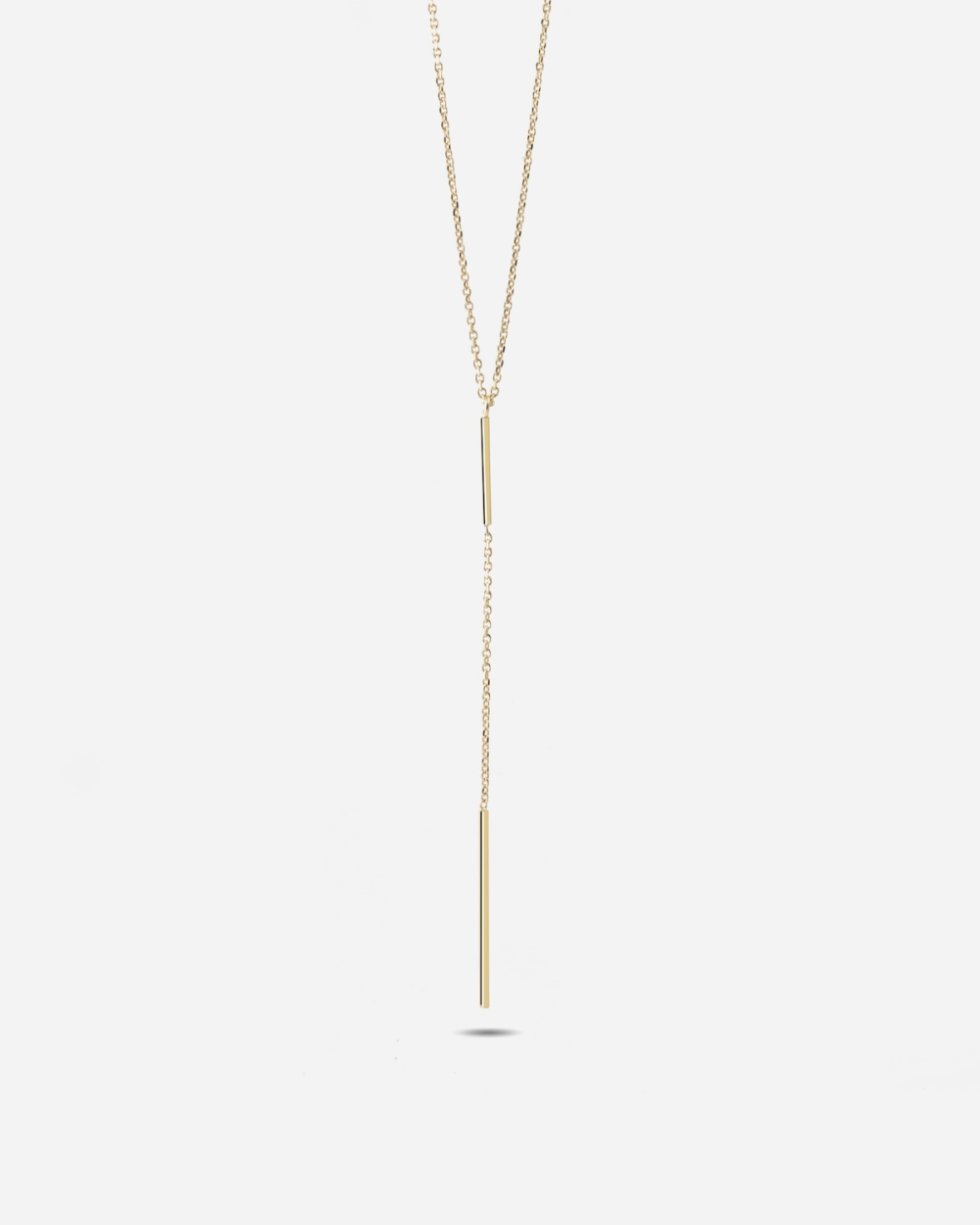 COLLAR CORBATÍN SILVER DOUBLE BAR...