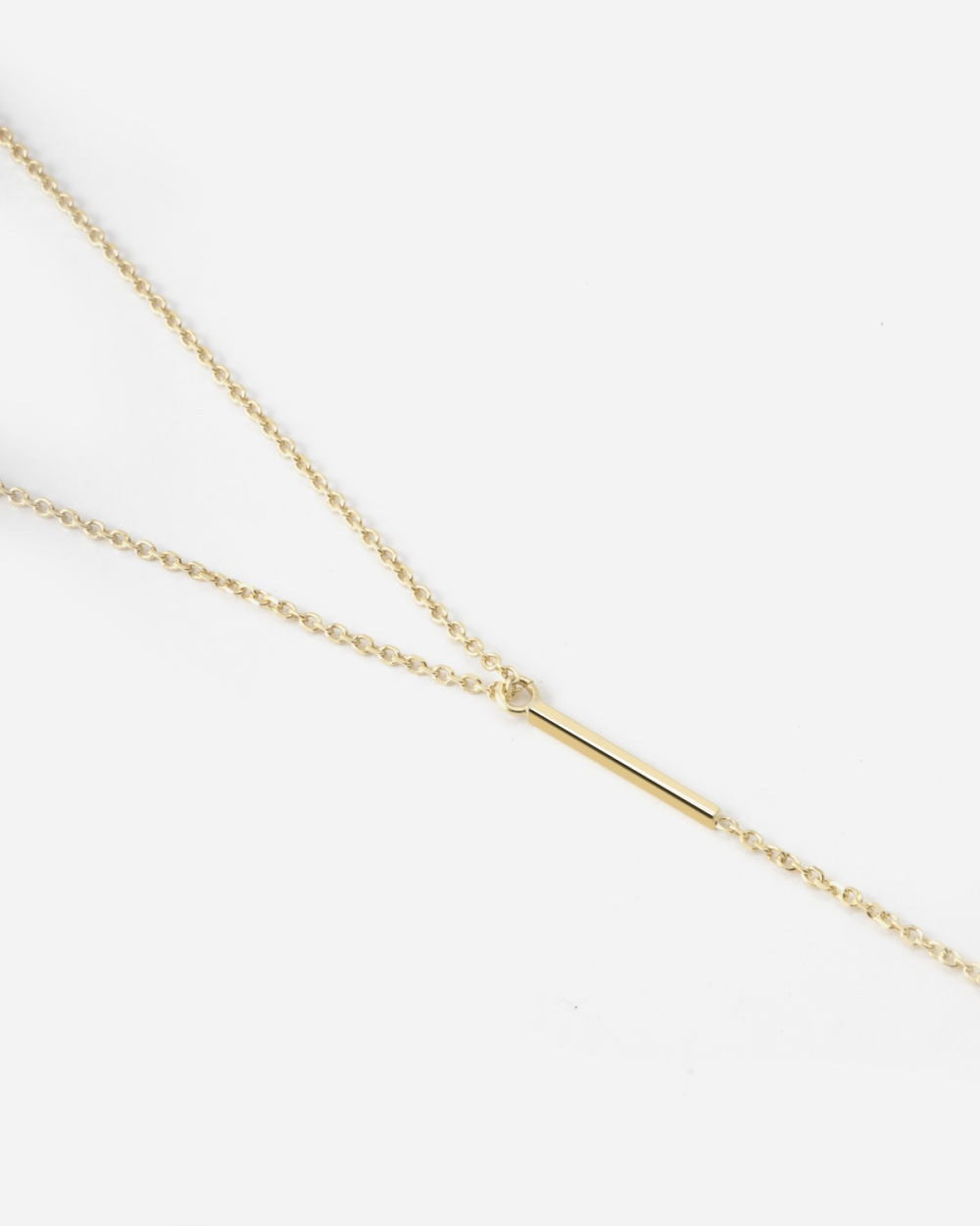 COLLAR CORBATÍN SILVER DOUBLE BAR...