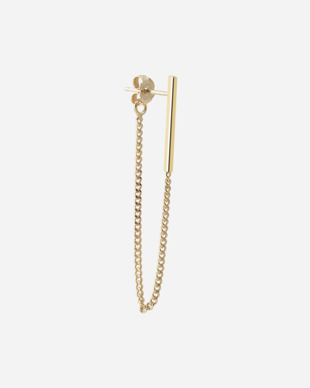 BOUCLE D'OREILLE LOBE CHAÎNE GOLDEN...