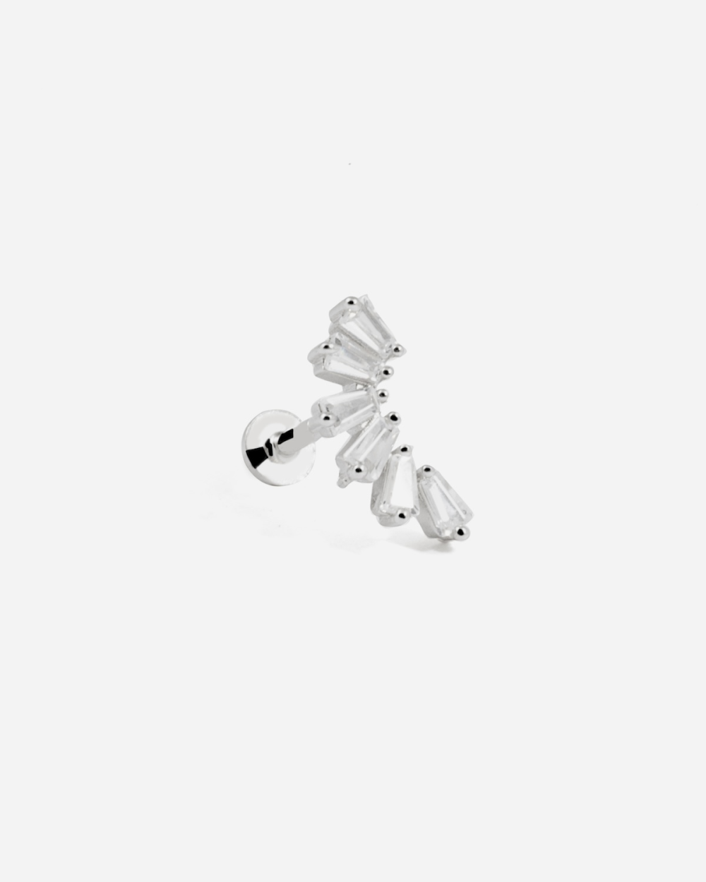 OHRRING PIERCING SILVER BLOOM