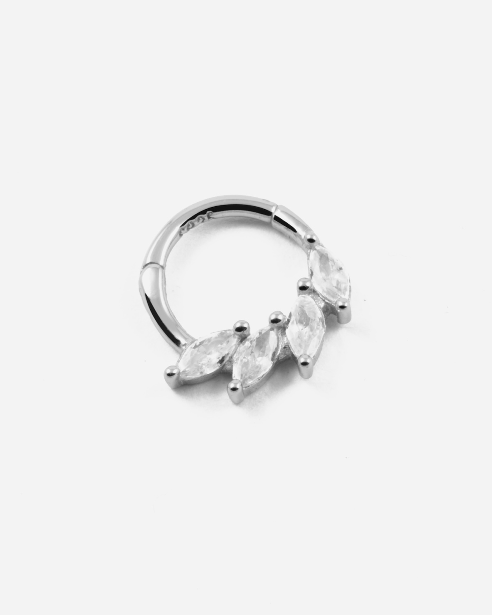 ORECCHINO CERCHIO SILVER FAN SEPTUM...