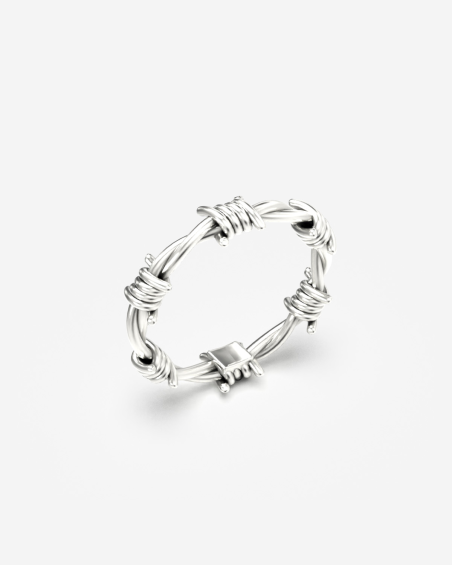 VERLOBUNGSRING STACHELDRAHT GOLD