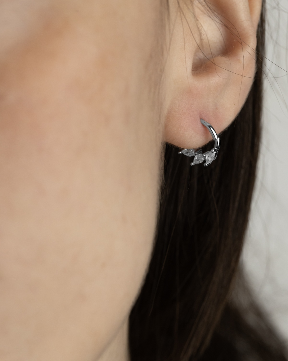 ORECCHINO CERCHIO SILVER FAN SEPTUM...