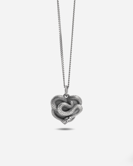 PENDENTIF CŒUR AVEC SERPENT...