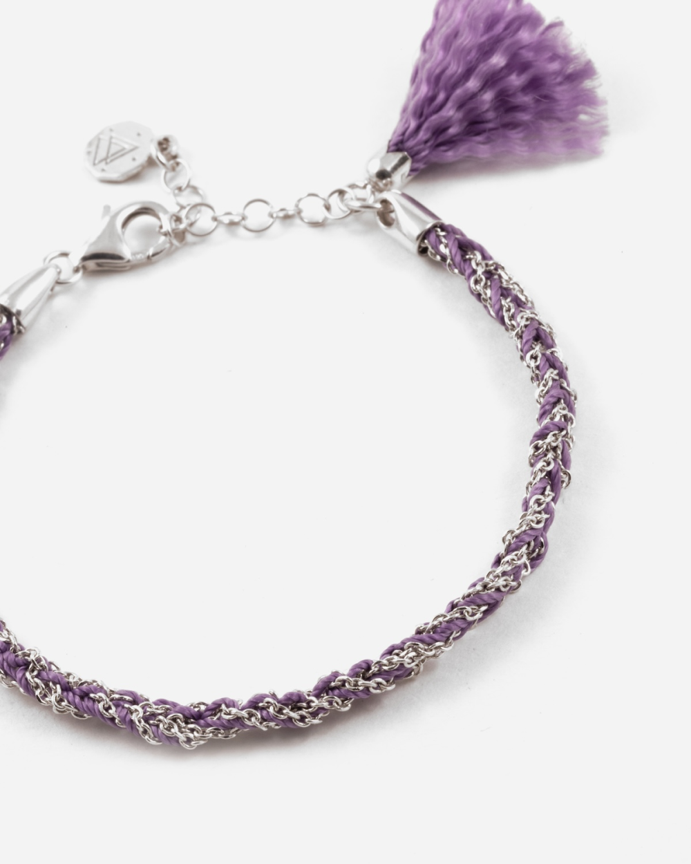 SILVER WAVE CABLE CHAIN BRACELET WITH...