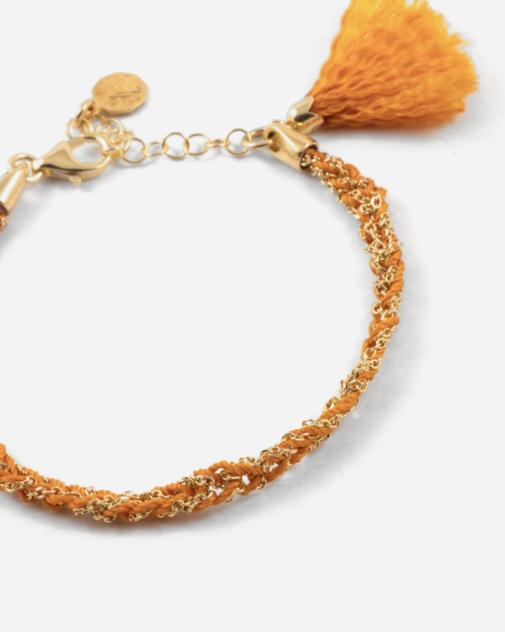 GOLDEN WAVE CABLE CHAIN BRACELET WITH...