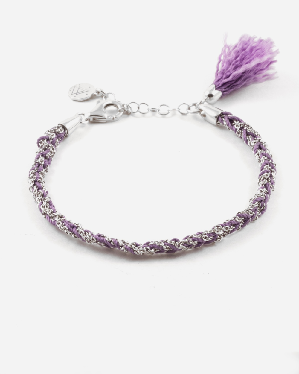 SILVER WAVE CABLE CHAIN BRACELET WITH...