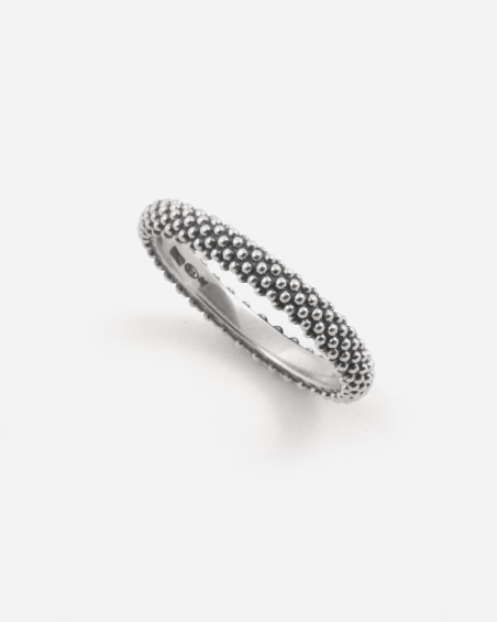 THIN DOTTED FINE RING
