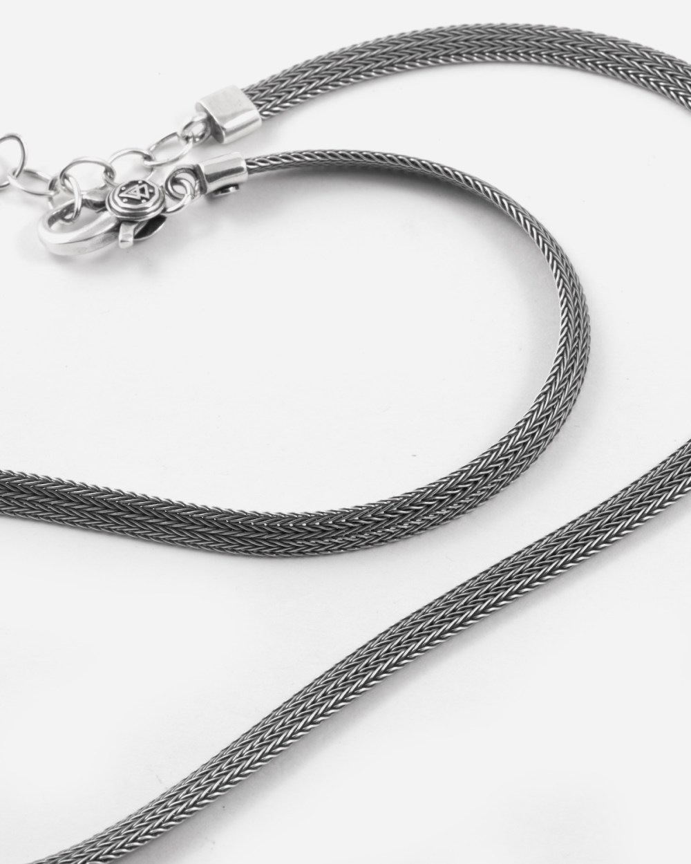 COLLAR CADENA DE SERPIENTE PLANA DE...