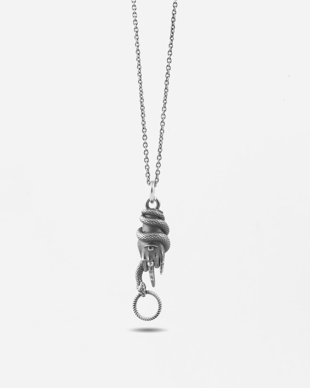 HAND WITH SNAKE PENDANT