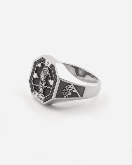 THE FOOL TAROT CARD SIGNET RING