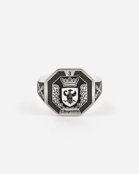 THE EMPRESS TAROT CARD SIGNET RING