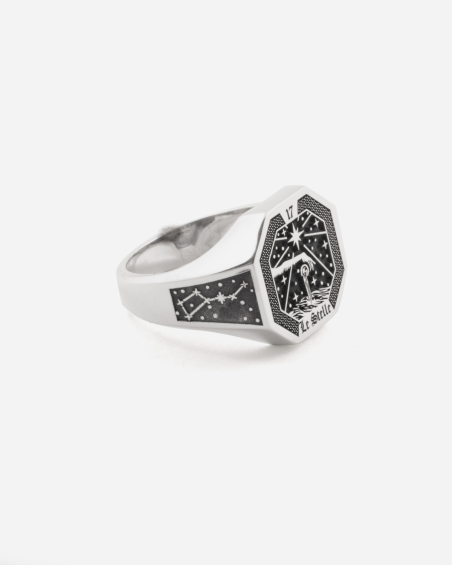 THE STAR CARD SIGNET RING