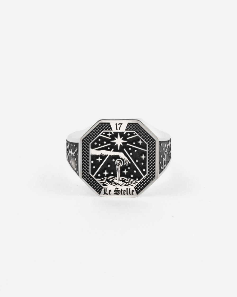 THE STAR CARD SIGNET RING