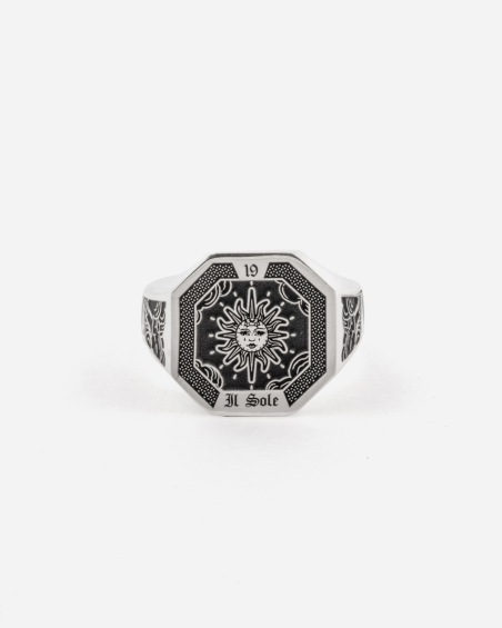 THE SUN CARD SIGNET RING