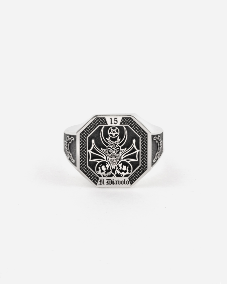 THE DEVIL CARD SIGNET RING